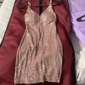 Pink dress worn once